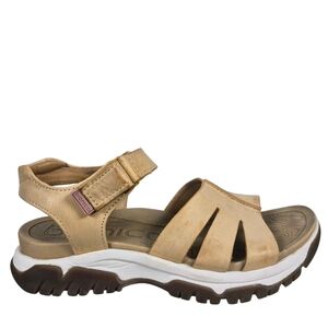 Bionica Women's Naddell Tan Leather Ankle Strap Sandals Size 8.5